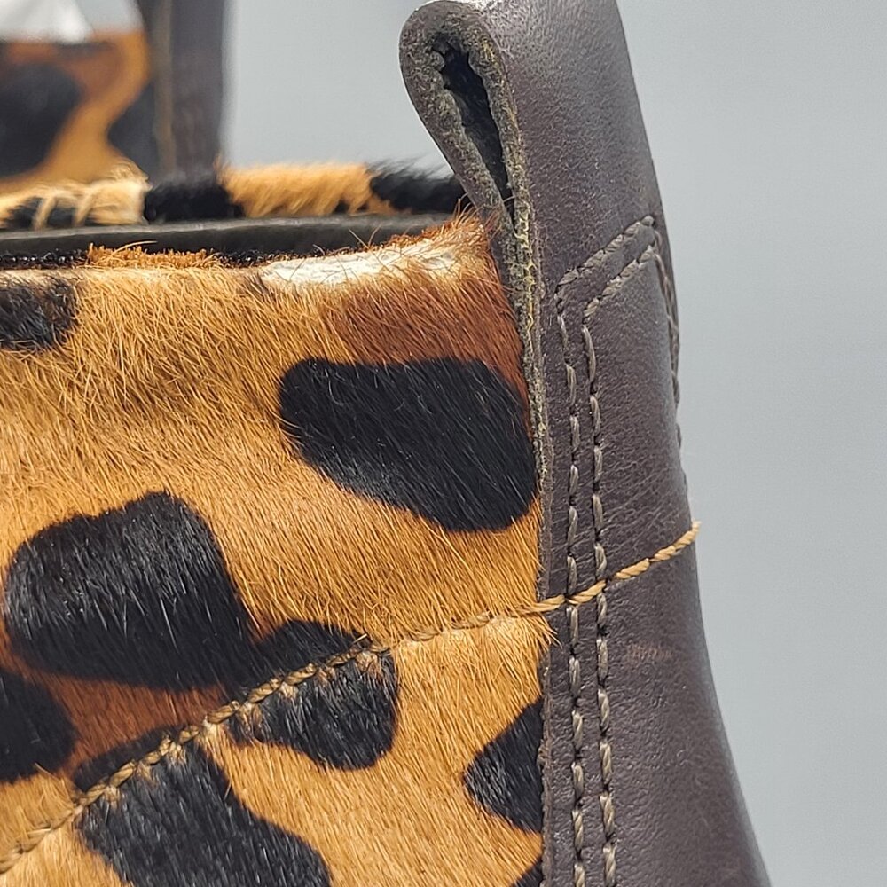 Tory Burch Halima Animal Print Lace-Up Booties - Picture 8 of 16